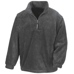 Result Unlined Active 1/4 Zip Anti-Pilling Fleece Top / Oxford Grey